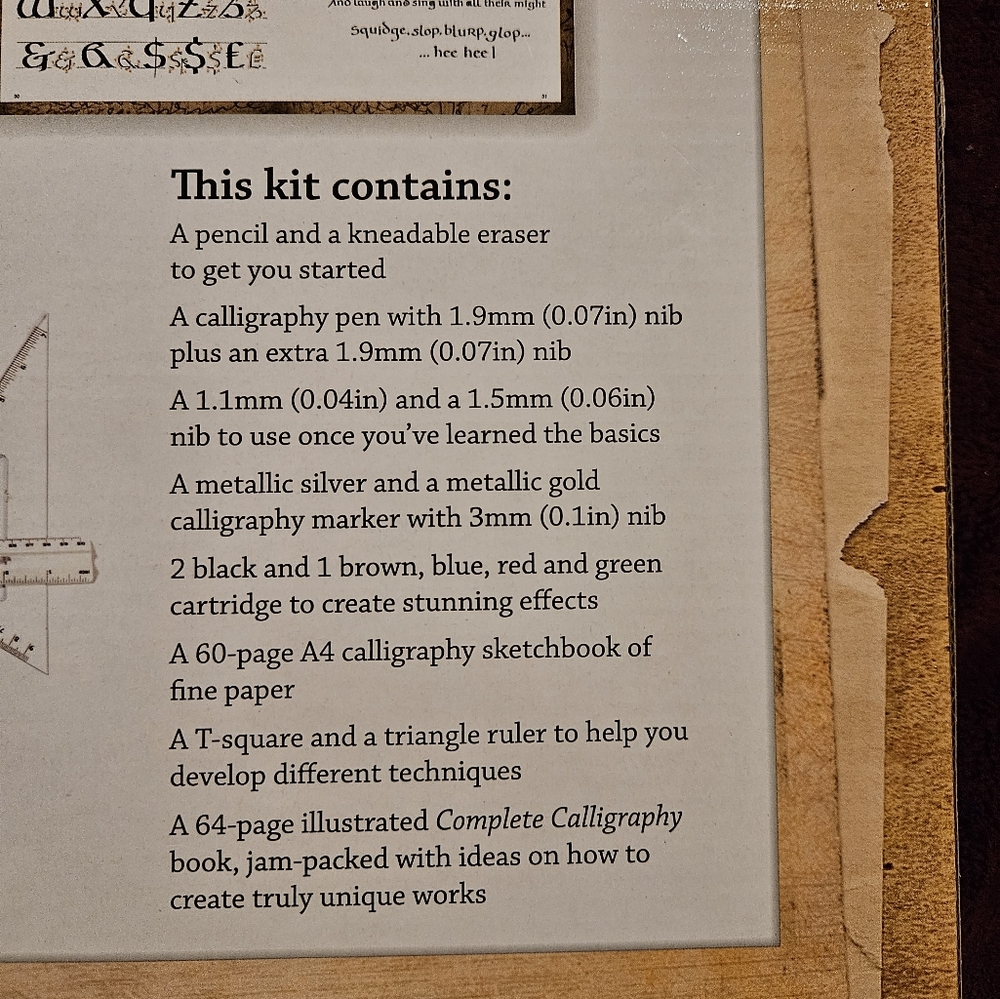 NIB Calligraphy set - Picture 3 of 6